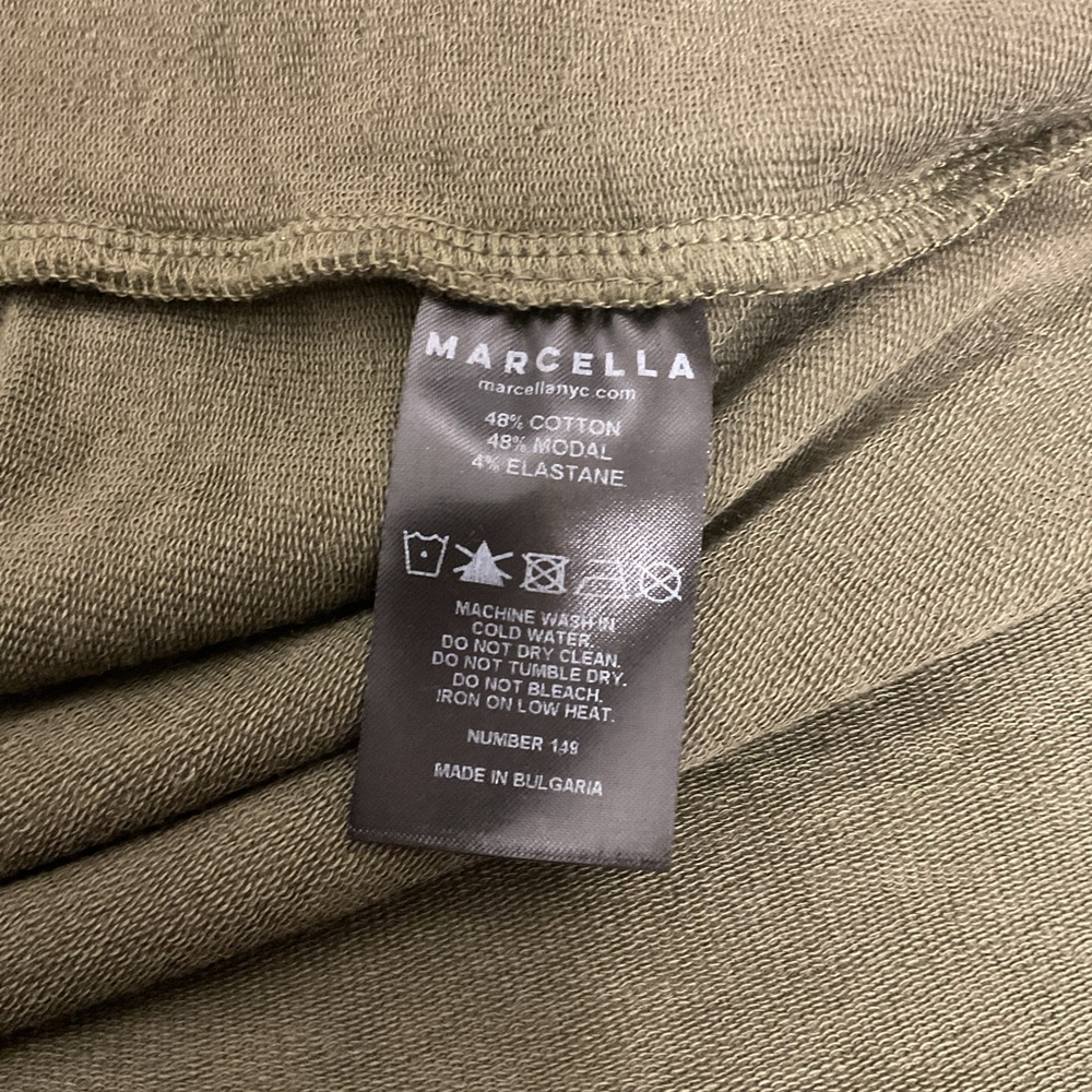 Green Marcella NYC Samantha Crewneck Asymmetric  Dress Size XS - Picture 8 of 8